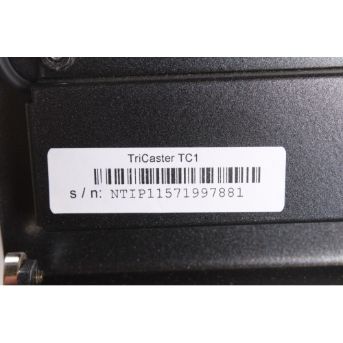 NewTek Tricaster TC1 HD/4K Switcher w/ TCXD850 CS Control Surface label2