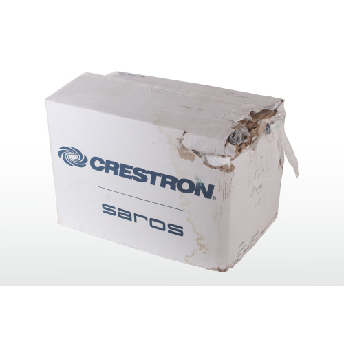 Crestron SAROS-IC8LPT-W-T-EACH Low-Profile 8” 2-Way In-Ceiling Speaker (Damaged Box - Speakers Unharmed) w/ Mounting Hardware box1