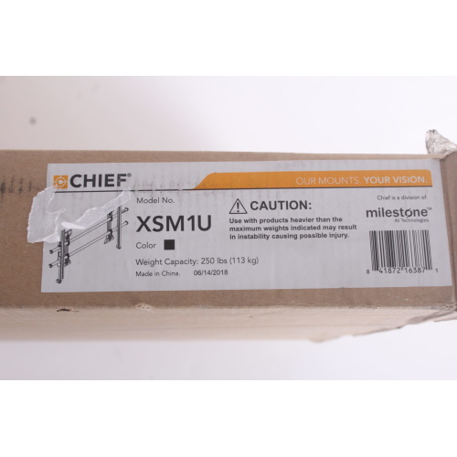 Chief XSM1U - X-Large Fusion Micro-Adjustable Fixed Wall Display Mount box2