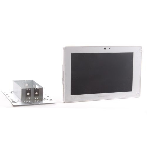 Crestron TSW-760-W-S 7-Inch Touch Screen - White Smooth finish in Original Box w/ Mounting Plate main