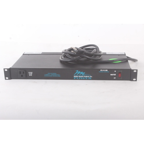Middle Atlantic PD-915R 19" Rackmount Power Strip 9 Outlets 120V front
