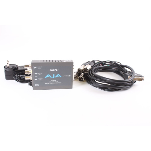 AJA HD10CEA Analog Audio/Video to HD/SD-SDI Converter - In Original Box (Includes Breakout Cable) main