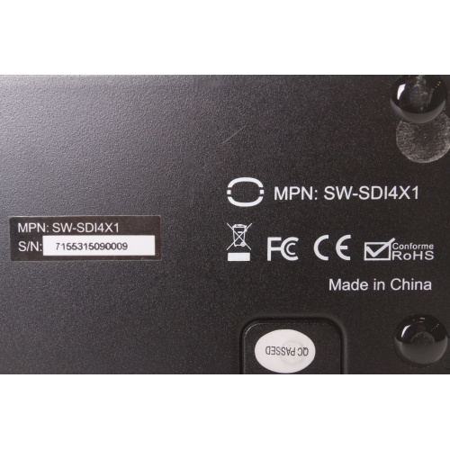 KanexPro SW-SDI4X1 3G-SDI 4x1 Switch label