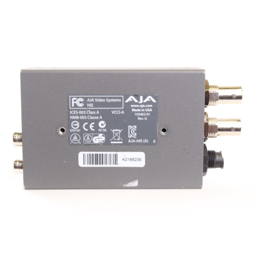 AJA Model HI5 HD-SDI/SDI to HDMI - In Original Box (Damaged PSU Lock) back