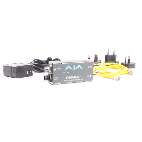AJA FiDO-R-ST 1-Channel 3G-SDI to Single-Mode ST Fiber Receiver main