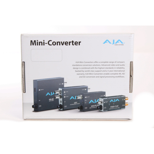 AJA FiDO-R-ST 1-Channel 3G-SDI to Single-Mode ST Fiber Receiver box1