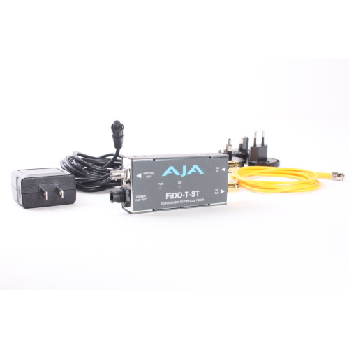 AJA FiDO-T-ST 1-Channel 3G-SDI to Single-Mode ST Fiber Transmitter main