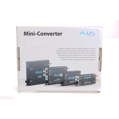 AJA FiDO-T-ST 1-Channel 3G-SDI to Single-Mode ST Fiber Transmitter box2