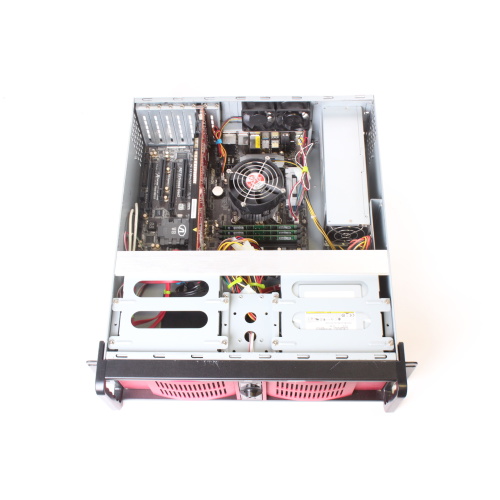 Media Server (Red) - Intel Core i7 2600K 3.4GHz w/ AMD Firepro V7900 in Benson Box (FOR PARTS) inside