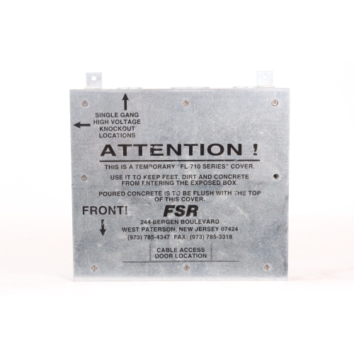 FSR FL-710 Floor Box front