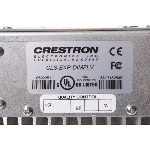 Crestron CLS-EXP-DIMFLV iLux® 0-10v Dimmer Expansion Module label