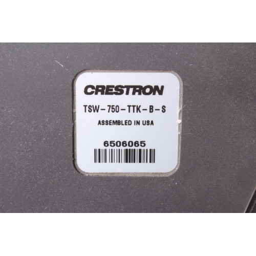 Crestron TSW-750-TTK-B-S 750 TableTop Touch Panel - Black label