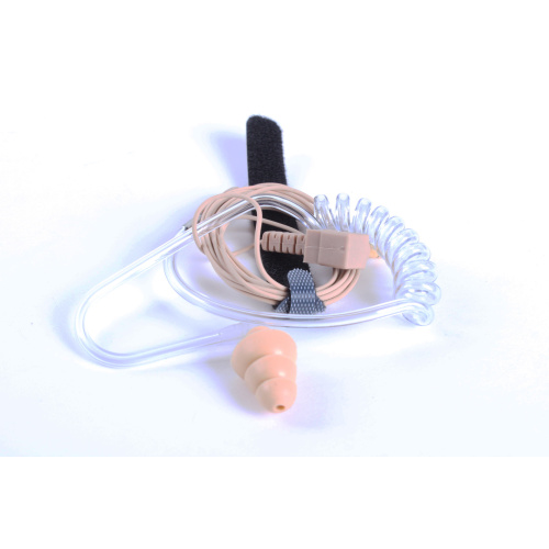 Voice Technology VT600T IFB Earpiece w/ Coiled Tube and Case top