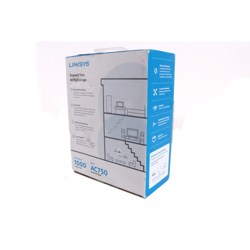 LINKSYS RE6300 AC750 BOOST WiFi Extender in Box box3