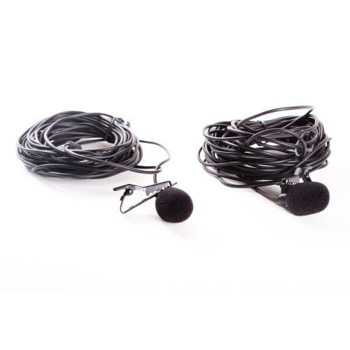Saramonic SR-M1 Omnidirectional Lavalier Microphone Cable with 3.5mm TRS Connector (Lot of 2) front