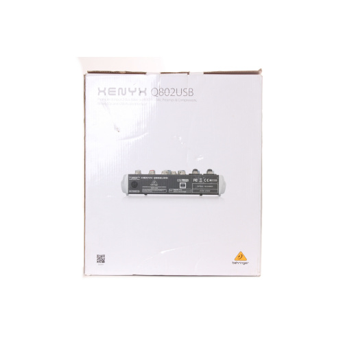 Behringer XENYX Q802USB Mixer w/ USB in Box box3