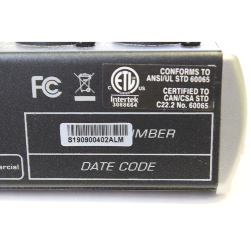 Behringer XENYX Q802USB Mixer w/ USB in Box label