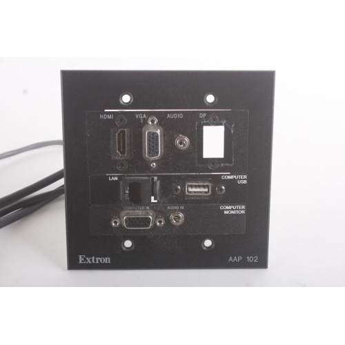 extron-aap-102-mounting-frame-w-hdmi-audio-in-out-lan-usb-computer-in-FRONT