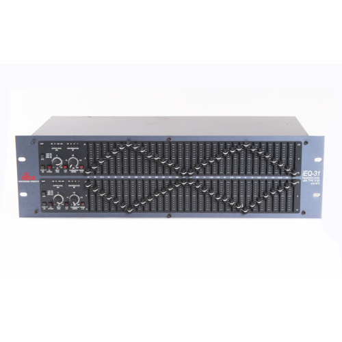 dbx iEQ-31 Dual 31-band Graphic Equalizer w/ Feedback Suppression (Bad Channel One) front