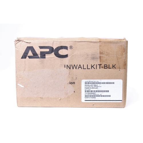 APC INWALLKIT-BLK In-Wall Power Filter And Connection Kit (In Original Box) box1