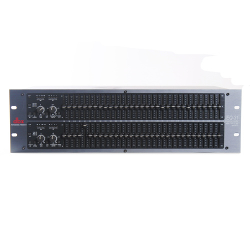 dbx iEQ-31 Dual 31-band Graphic Equalizer w/ Feedback Suppression (Bad Channel Two) front2