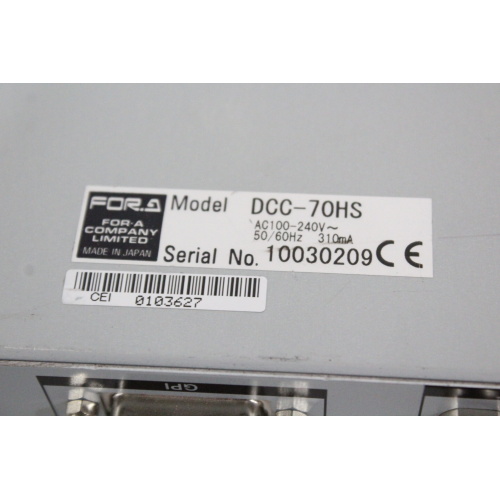 FOR.A DCC-70HS HDSD Digital Color Corrector Pair - 7