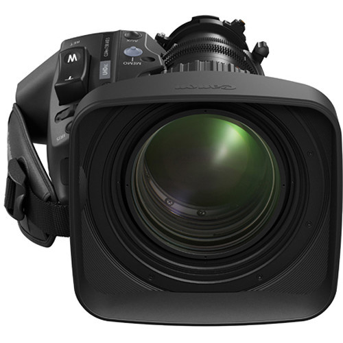 Canon CJ45EX13.6B 2/3″ UHD 4K Portable EFP Lens (Bayonet Mount) w Servo Controls and Supporter