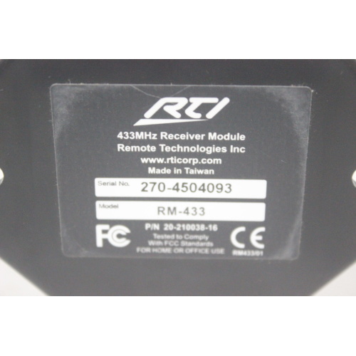 RTI RM-433 RF Receiver With Connector tag