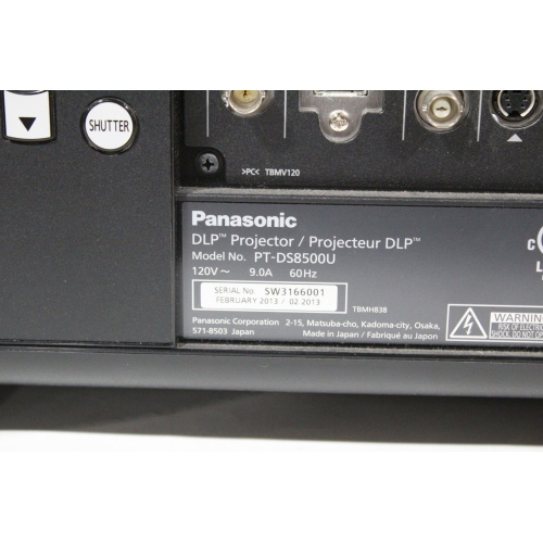 panasonic-pt-ds8500-projector-label1