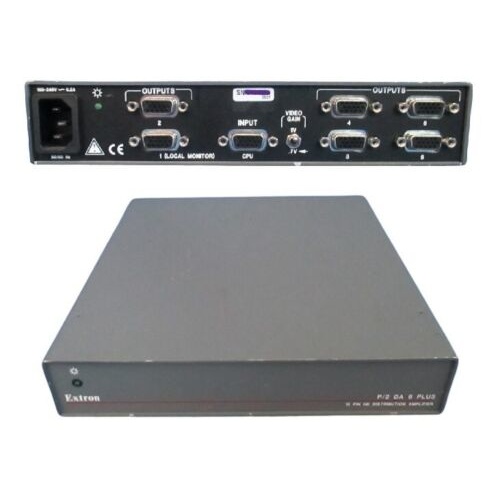 Extron DA6 Plus 15-Pin HD Distribution Amplifier (C1490-122) Used-Poor