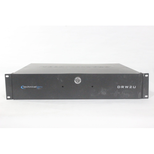 19 Rack Mount 2U Locking Drawer Pro Audio DJ Server Rack Lock Storage Cabinet - 1
