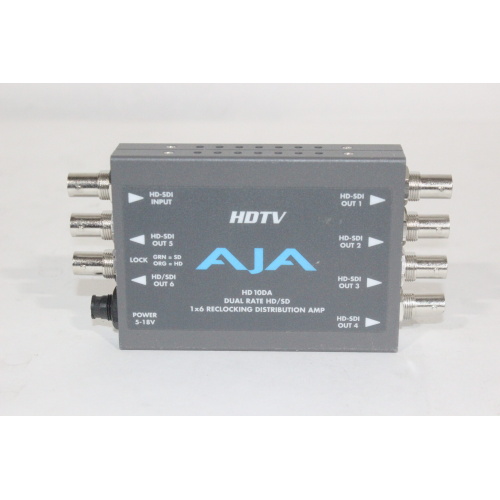 AJA HD10DA Dual Rate HDSD 1X6 Reclocking Distribution AMP - 1