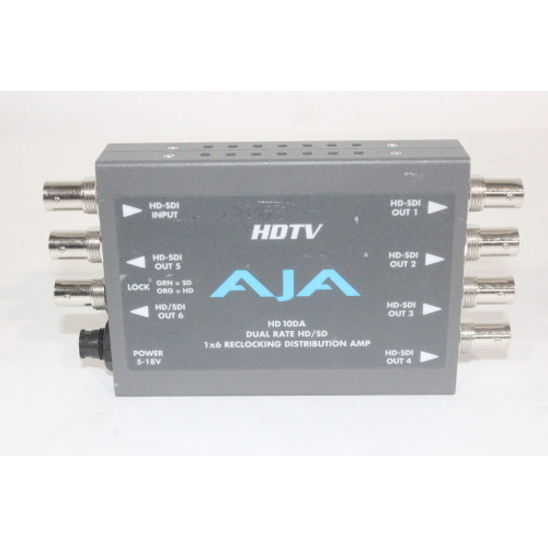 AJA HD10DA Dual Rate HDSD 1X6 Reclocking Distribution AMP - 1