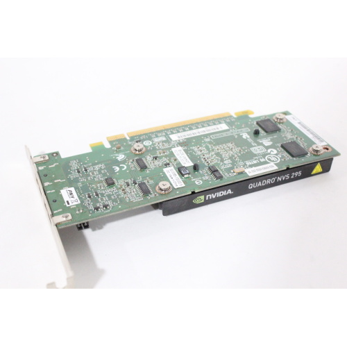 PNY Quadro NVS 295 VCQ295NVS-X16-DVI-PB 256MB 64-bit GDDR3 PCI Express 2.0 x16 Workstation Video Card - 1
