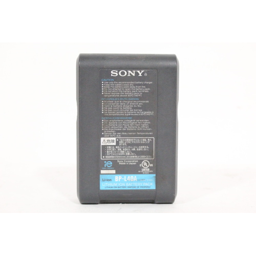 Sony BP-L40A Lithium Ion Battery Pack Used Average - 2