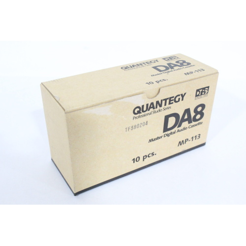 10 Quantegy DA8 Master Digital Audio Cassette MP-113 NEW - 1
